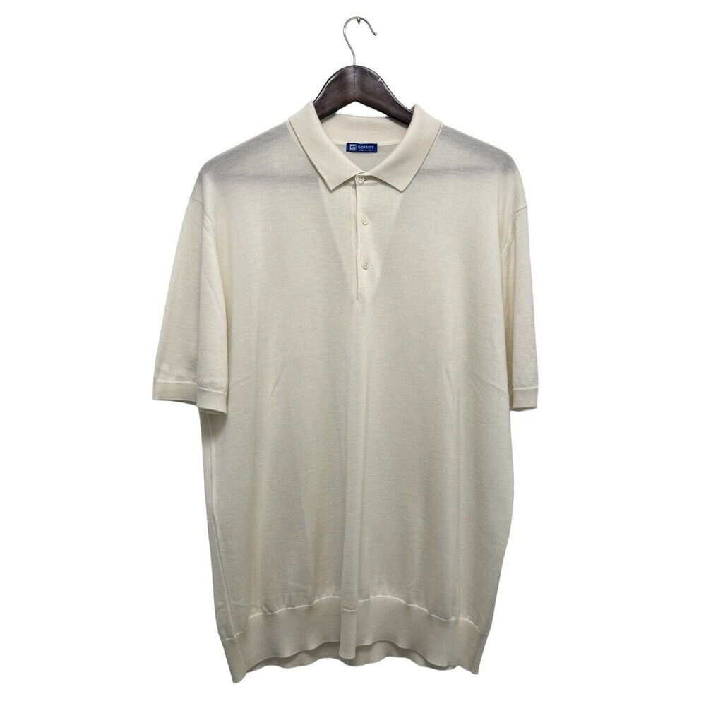 Giorgio's Made in Italy Collared Polo Short Sleeve Sweater Silk Set Of 3 Size XL - Picture 8 of 13